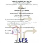 Fachkundenachweis Asbest